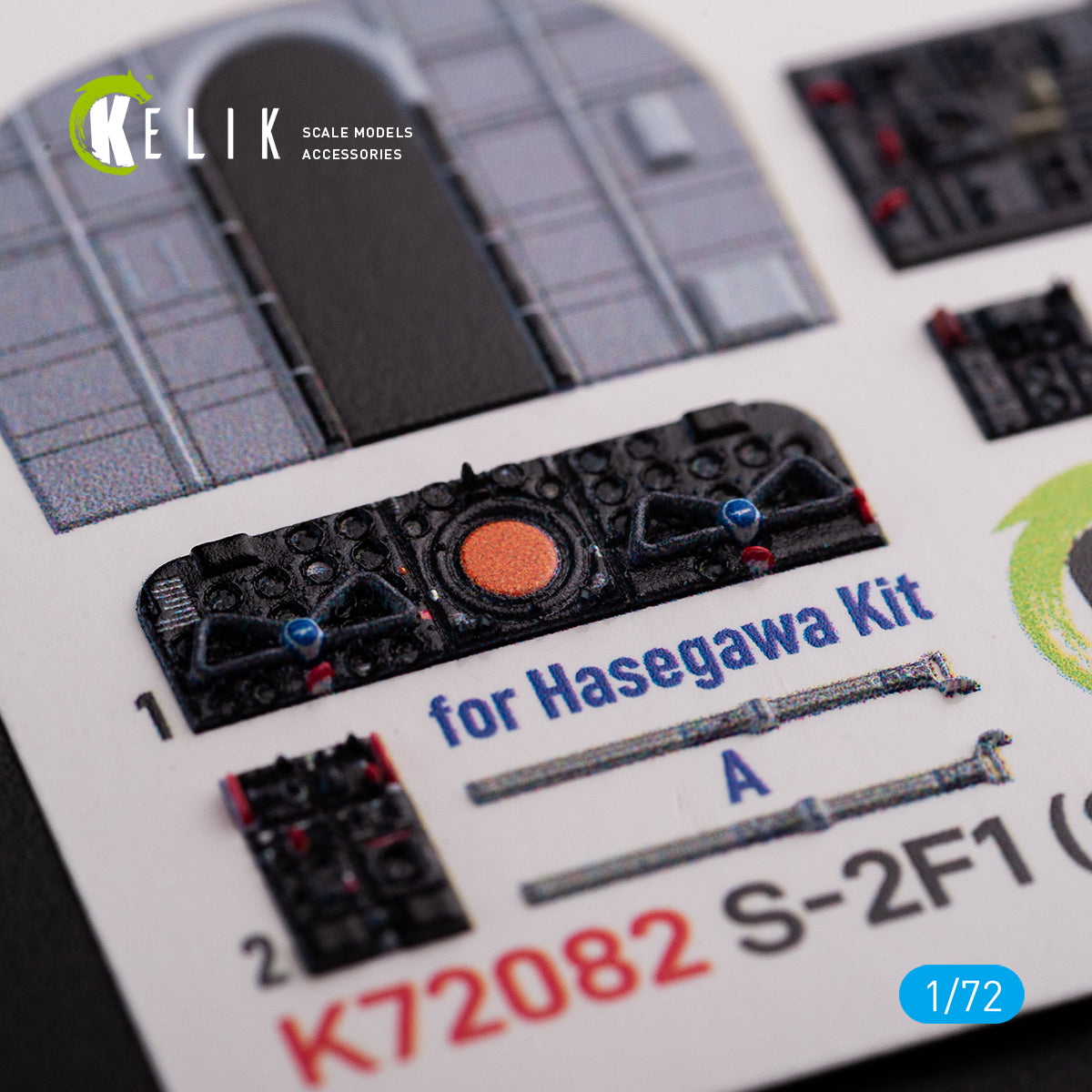 Grumman S-2A Tracker Interior 3D Decals (for Hasegawa Model Kit) Scale 1:72 KeliK K72082 USA