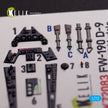 Fw 190 D-9 Interior 3D Decals (for IBG Model Model Kit) Scale 1:72 KeliK K72083 Germany (WW2)