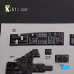 Interior 3D Decals F-89 D/J Scorpion (for Revell Model Kit) Scale 1:72 KeliK 72090 USA