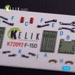 F-15D Interior 3D Decals (for FineMolds Model Kit) Scale 1:72 KeliK K72092 USA