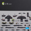 Interior 3D Decals Folland Gnat T.1 (for Airfix Model kit) Scale 1:72 KeliK K72093 United Kingdom