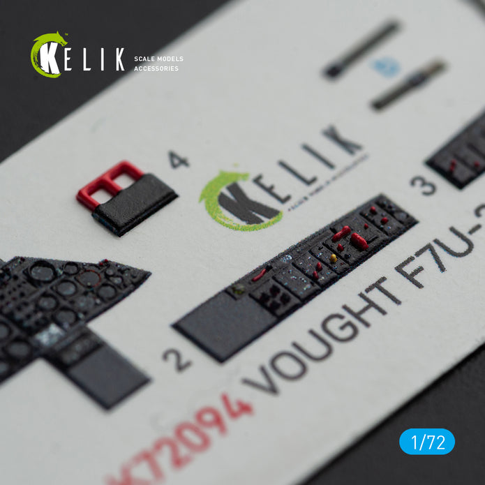 Vought F7U-3M Cutlass Interior 3D Decals (for Fujimi Model kit) Scale 1:72 KeliK K72094 USA