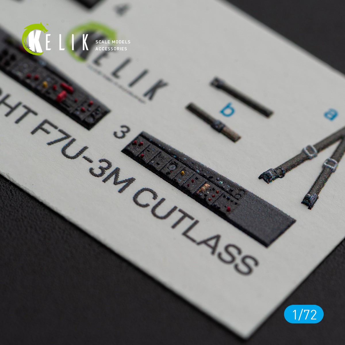 Vought F7U-3M Cutlass Interior 3D Decals (for Fujimi Model kit) Scale 1:72 KeliK K72094 USA