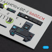 J-20 Mighty Dragon Interior 3D Decals (for Dream Model kit) Scale 1:72 KeliK K72095 China
