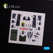 General Dynamics F-16C Interior 3D Decals (for Hasegawa Model kit) Scale 1:72 KeliK K72096 USA