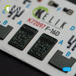 General Dynamics F-16D Interior 3D Decals (for Revell Model kit) Scale 1:72 KeliK K72097 USA