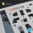 McDonnell Douglas F-15E Aircraft Interior 3D Decals (for GWH Model kit) Scale 1:72 KeliK K72098 USA