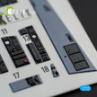 McDonnell Douglas F-15E Aircraft Interior 3D Decals (for GWH Model kit) Scale 1:72 KeliK K72098 USA