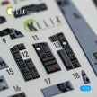 McDonnell Douglas F-15E Aircraft Interior 3D Decals (for GWH Model kit) Scale 1:72 KeliK K72098 USA