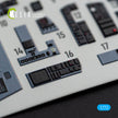 McDonnell Douglas F-15E Aircraft Interior 3D Decals (for GWH Model kit) Scale 1:72 KeliK K72098 USA