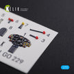 Interior 3D Decals Horten Go 229 (for Revell Model kit) Scale 1:72 KeliK K72100 Germany (WW2)
