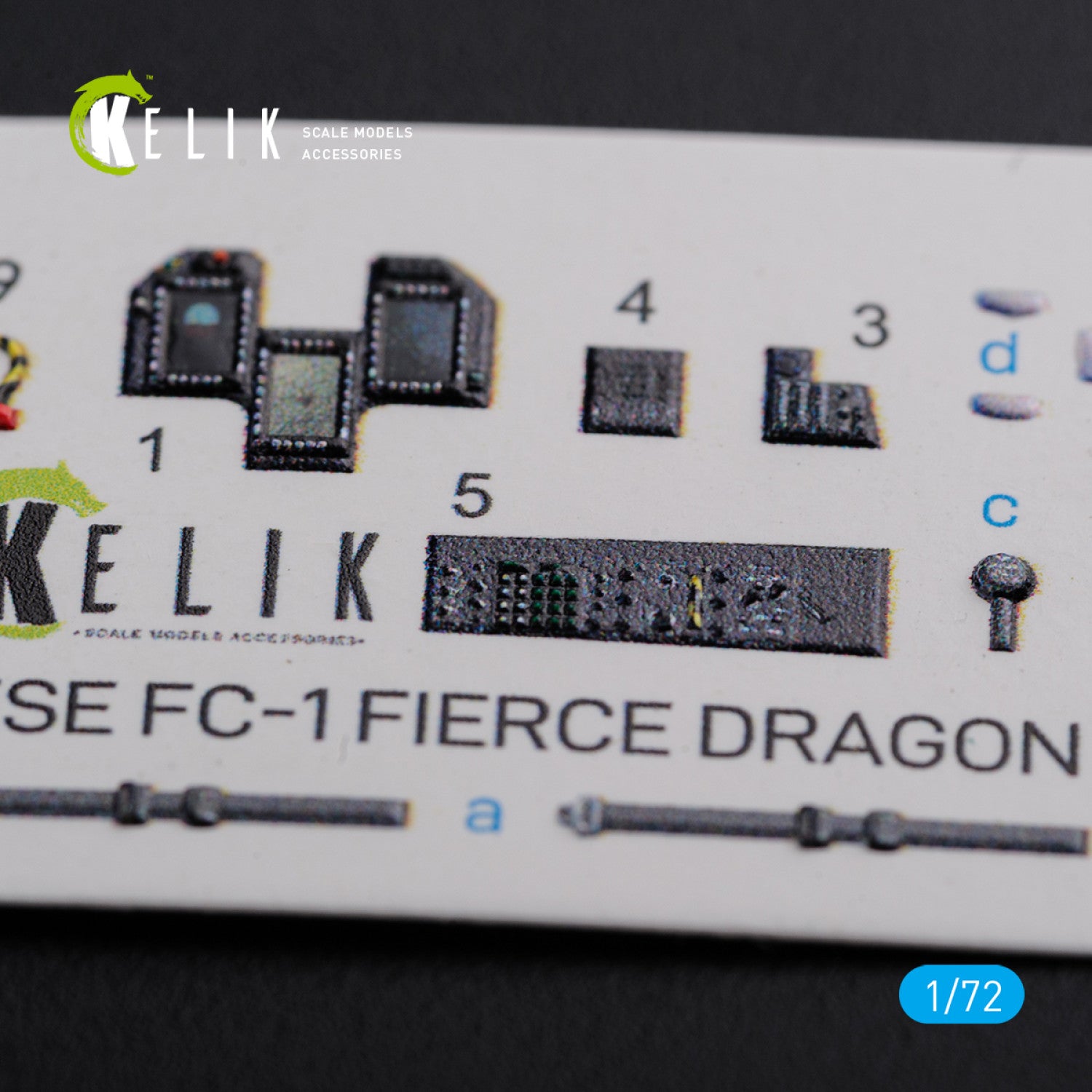 Interior 3D Decals Chinese FC-1 Fierce Dragon (for Trumpeter Model kit) Scale 1:72 KeliK K72101 China
