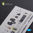 Interior 3D Decals Chinese FC-1 Fierce Dragon (for Trumpeter Model kit) Scale 1:72 KeliK K72101 China