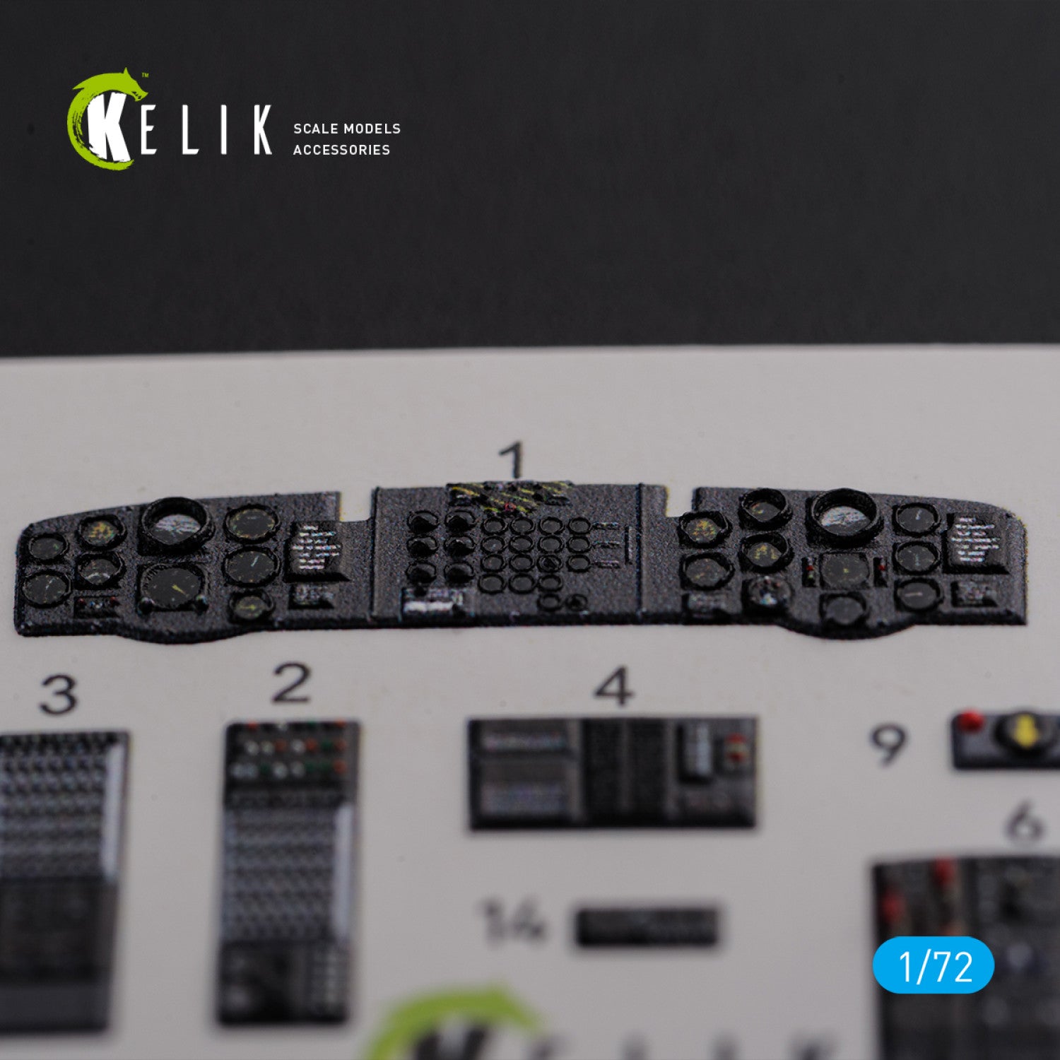 Interior 3D Decals Boeing CH-47A Chinook Helicopter (for Trumpeter Model kit) Scale 1:72 KeliK K72103 USA