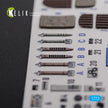 Interior 3D Decals Aircraft Mitsubishi KI-21 (for ICM kit Scale Model kit) Scale 1:72 KeliK K72107 Japan (WW2)