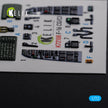 Interior 3D Decals General Dynamic F-16 CG/CJ (for Academy Scale Model kit) Scale 1:72 - KeliK K72108 USA