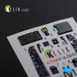 Interior 3D Decals General Dynamic F-16 CG/CJ (for Academy Scale Model kit) Scale 1:72 - KeliK K72108 USA