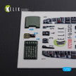 Interior 3D Decals General Dynamic F-16 CG/CJ (for Academy Scale Model kit) Scale 1:72 - KeliK K72108 USA
