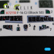 General Dynamics F-16 CJ (Block 50) Interior 3D Decals Aircraft (for Tamiya Model kit) Scale 1:72 KeliK K72110 USA