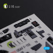 F-15E McDonnell Douglas Interior 3D Decals (for Academy Model kit) Scale 1:72 KeliK K72111 USA