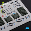 F-15E McDonnell Douglas Interior 3D Decals (for Academy Model kit) Scale 1:72 KeliK K72111 USA