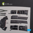 Grumman F9F-2 Panther Aircraft Interior 3D Decals (for HobbyBoss Model kit) Scale 1:72 KeliK K72113 USA