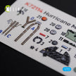 Hawker Hurricane Mk IIC Interior 3D Decals (for Arma Hobby Model kit) Scale 1:72 KeliK K72114 United Kingdom (WW2)