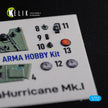 Hawker Sea Hurricane Mk I Interior 3D Decals (for Arma Hobby Model kit) Scale 1:72 KeliK K72115 United Kingdom (WW2)