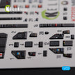 Dassault Mirage 2000D Interior 3D Decals (for ModelSvit Model kit) Scale 1:72 KeliK K72120 France