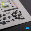 Dassault Mirage 2000D Interior 3D Decals (for ModelSvit Model kit) Scale 1:72 KeliK K72120 France