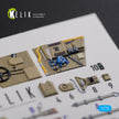 Interior 3D Decals Messerschmitt BF109-F2/F4 reconnaissance Aircraft (for Fine Molds Model kit) Scale 1:72 KeliK K72122 Germany (WW2)