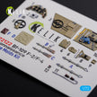 Interior 3D Decals Messerschmitt BF109-F2/F4 reconnaissance Aircraft (for Fine Molds Model kit) Scale 1:72 KeliK K72122 Germany (WW2)