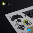 Interior 3D Decals Messerschmitt BF109-F2/F4 for Fine Molds Model kit) Scale 1:72 KeliK K72123 Germany (WW2)
