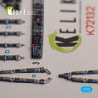 UH-2C SEASPRITE. Interior 3D Decals (for Clear Prop Helicopter model kit) Scale 1:72 KeliK K72132