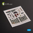 Bristol Beauhfighter TF.X. Interior 3D Decals (for Airfix Aircraft model kit) Scale 1:72 KeliK K72150