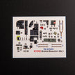 Bristol Beaut Mk.1. Interior 3D Decals (for Airfix Aircraft model kit) Scale 1:72 KeliK K72151