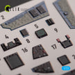 F-14B. Interior 3D Decals (for Great Wall Hobby (GWH) Aircraft model kit) Scale 1:72 KeliK K72152