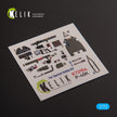 P-40K. Interior 3D Decals (for Special Hobby Aircraft model kit) Scale 1:72 KeliK K72154