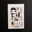 F4U-1A Corsair. Interior 3D Decals (for Tamiya Aircraft model kit) Scale 1:72 KeliK K72155