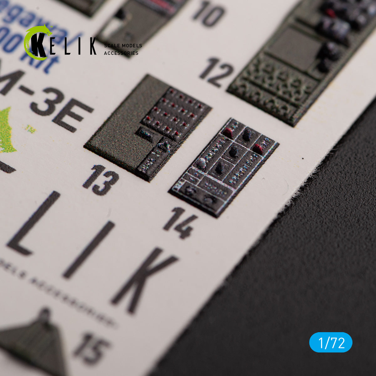TBM-3E. Interior 3D Decals (for Hobby 2000/Hasegawa Aircraft model kit) Scale 1:72 KeliK K72156