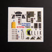 TBM-3E. Interior 3D Decals (for Hobby 2000/Hasegawa Aircraft model kit) Scale 1:72 KeliK K72156