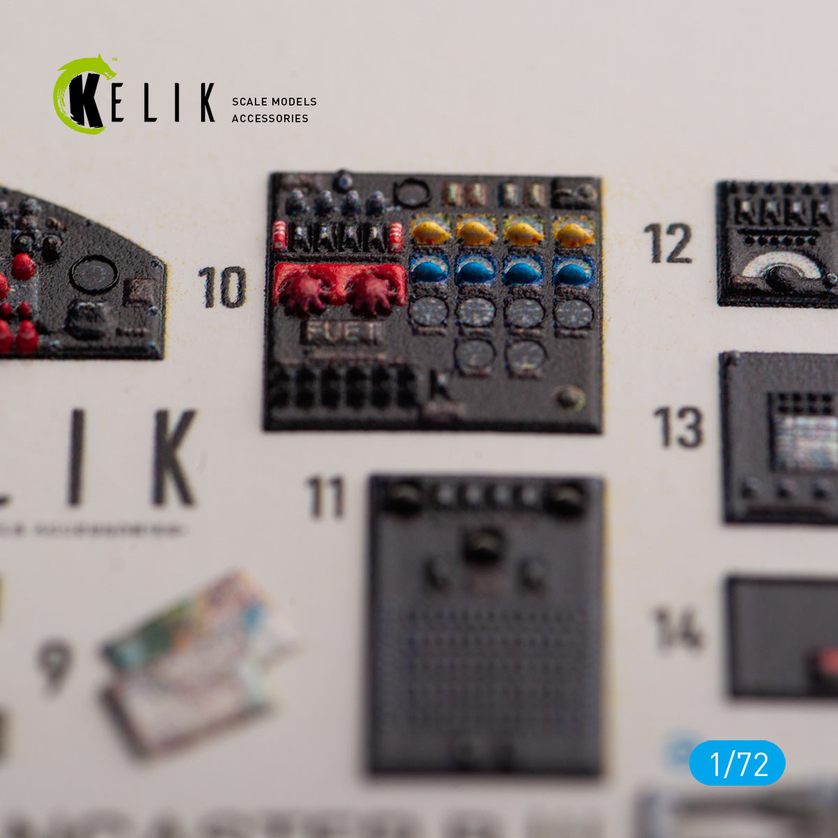 AVRO LANCASTER B.III. Interior 3D Decals (for Airfix Aircraft model kit) Scale 1:72 KeliK K72158