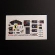 AVRO LANCASTER B.III. Interior 3D Decals (for Airfix Aircraft model kit) Scale 1:72 KeliK K72158
