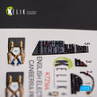 English Electric Canberra PR.9. Interior 3D Decals (for Airfix Aircraft model kit) Scale 1:72 KeliK K72164
