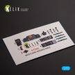 Westland Wessex HAS.3. Interior 3D Decals (for Italeri Helicopter model kit) Scale 1:72 KeliK K72165