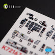 Sukhoi SU-17M4P / 22M4. Interior 3D Decals (for ModelSvit Aircraft model kit) Scale 1:72 KeliK K72167