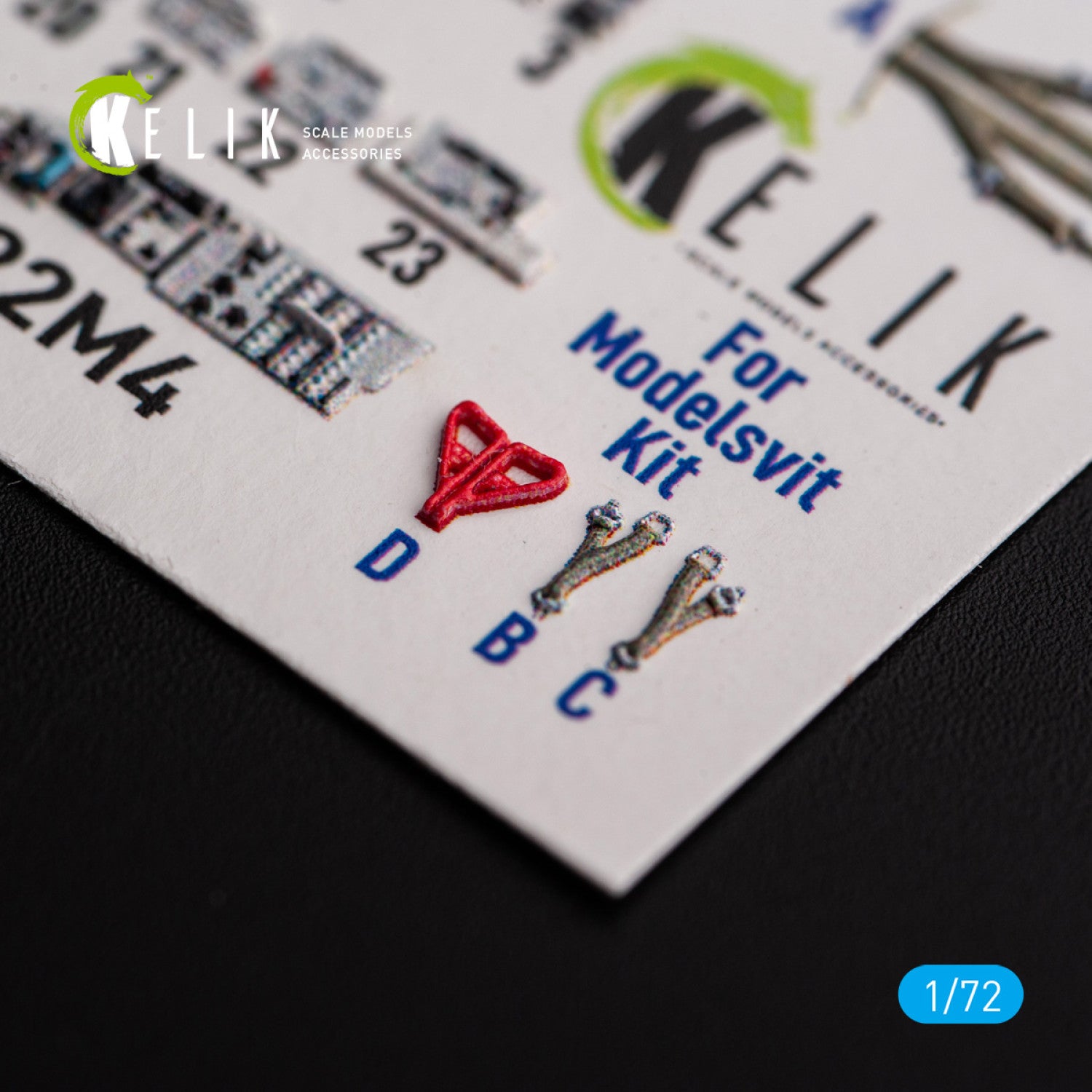 Sukhoi SU-17M4P / 22M4. Interior 3D Decals (for ModelSvit Aircraft model kit) Scale 1:72 KeliK K72167
