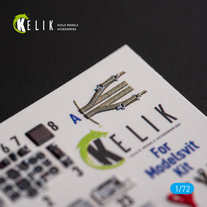 Sukhoi SU-17M4P / 22M4. Interior 3D Decals (for ModelSvit Aircraft model kit) Scale 1:72 KeliK K72167