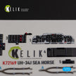 Sikorsky UH-34J SEA HORSE. Interior 3D Decals (for Italeri Helicopter model kit) Scale 1:72 KeliK K72169