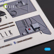 Morane-Saulnier M.S.406. Interior 3D Decals (for Hobby 2000 / Hasegawa Aircraft model kit) Scale 1:72 KeliK K72172